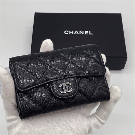 chanel 18c black iridescent wallet|Wallets on Chain .